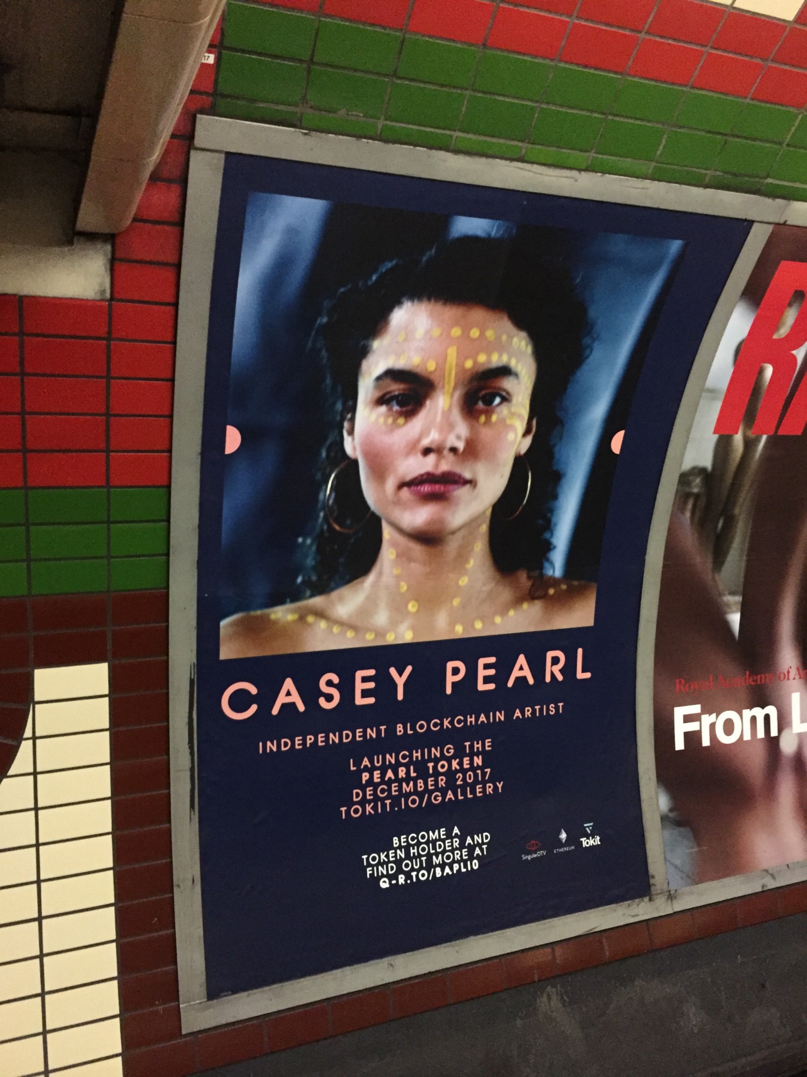 Yesterday I saw this advertisement on the Tube offering me the chance to buy fractionalized ownership in an artist and it got me thinking…