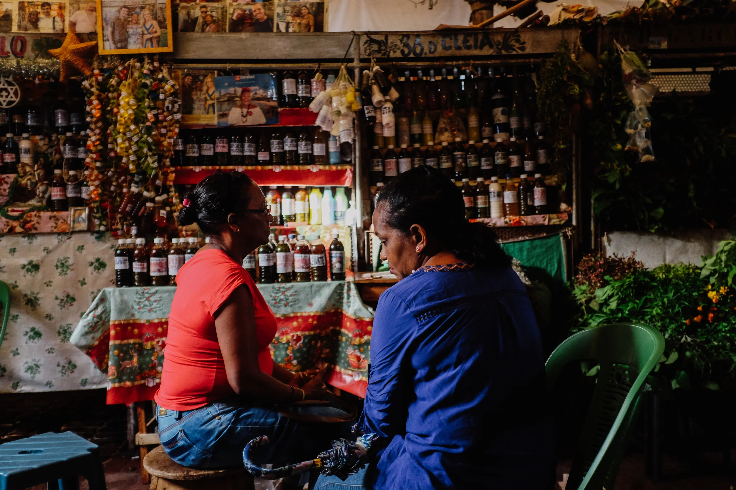 Women at Ver-o-Peso market. Belém do Pará, 2018.