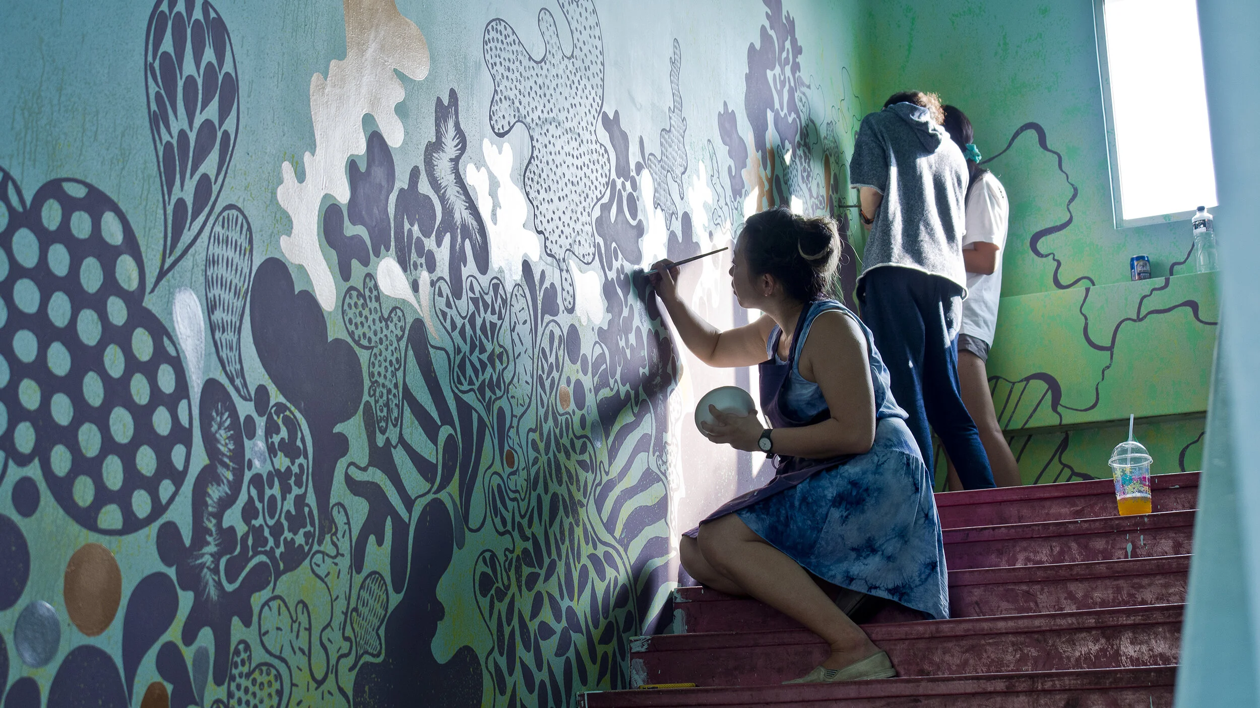 Children's Staircase Mural