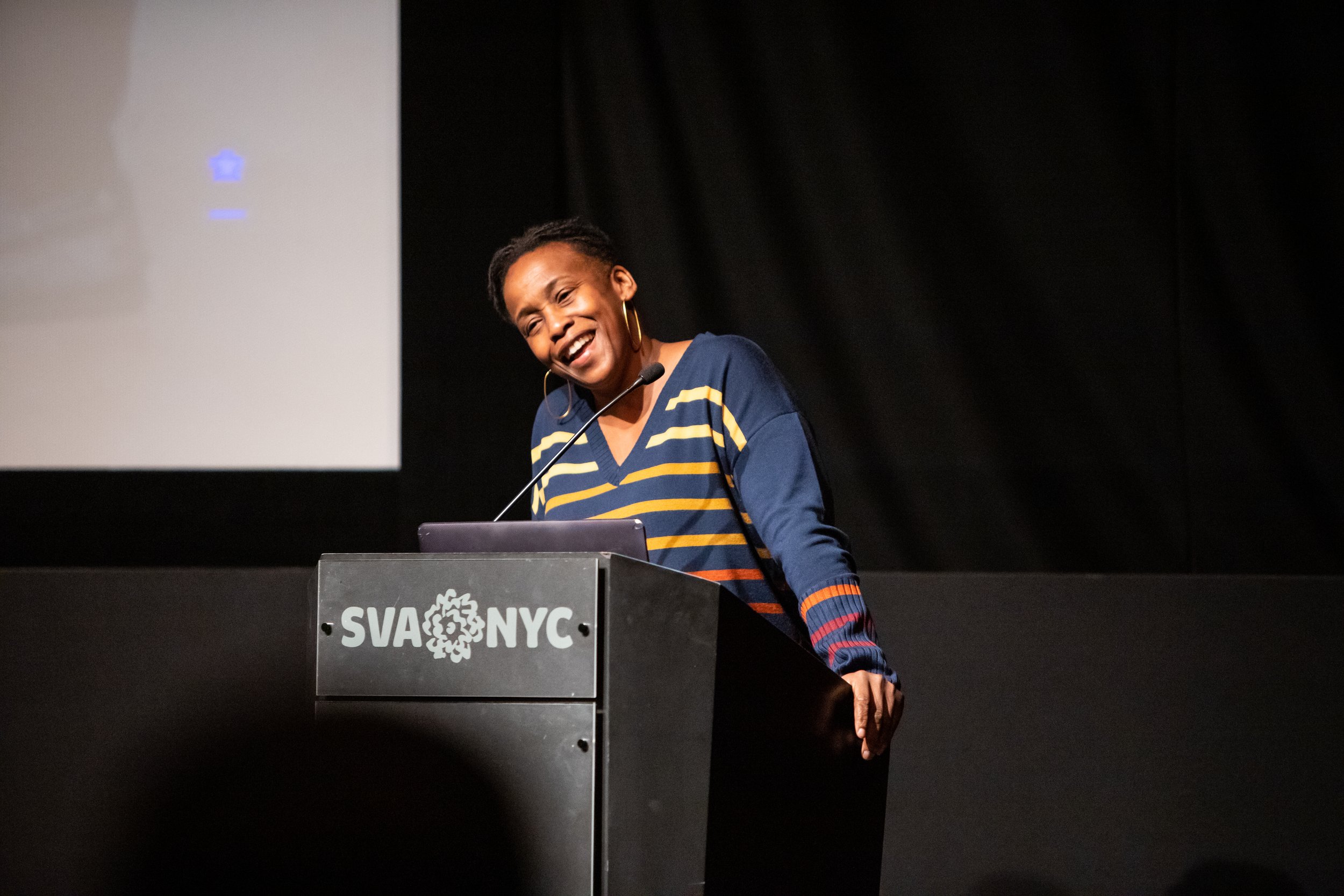 Stephanie Dinkins at podium 2.jpg