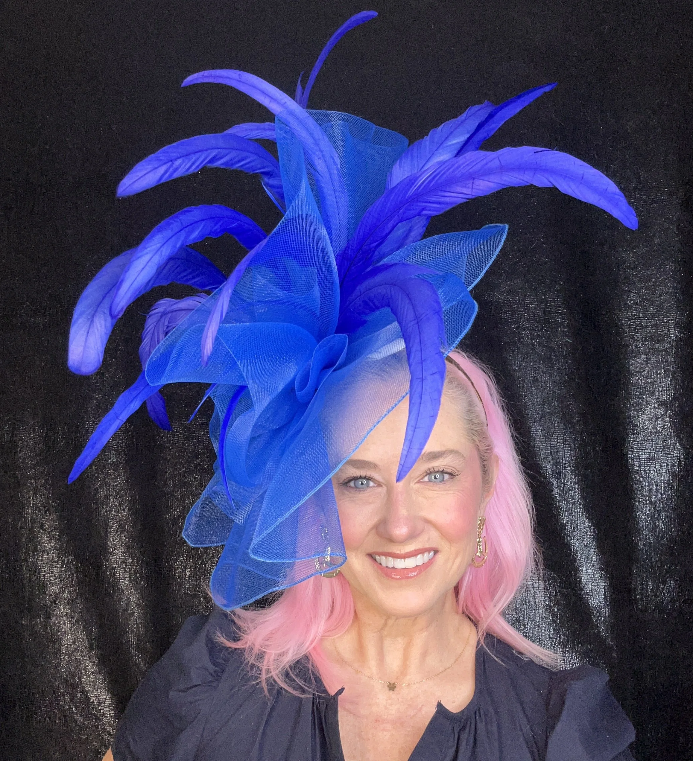 Royal Blue Feathers