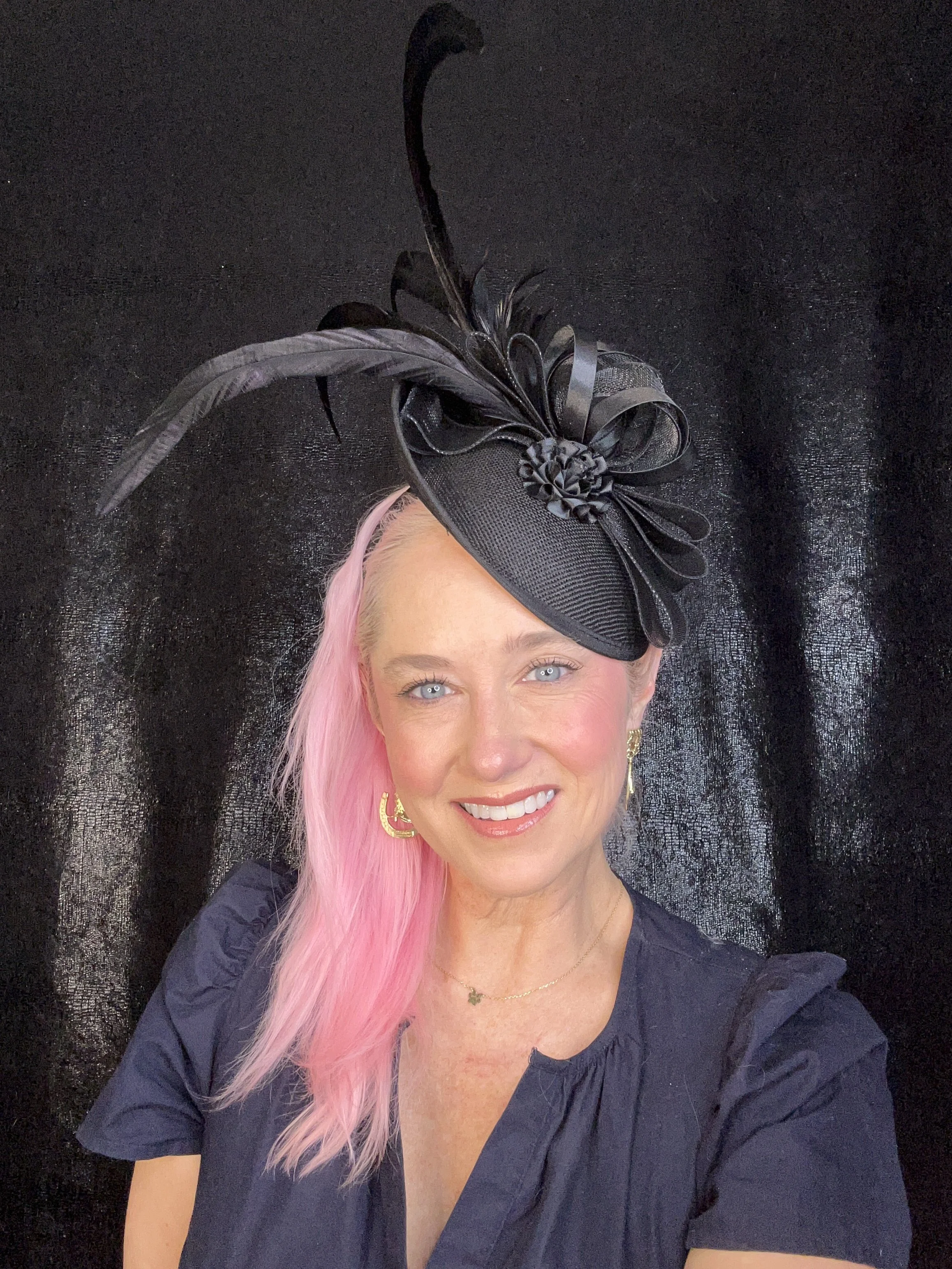 All Black w Feathers