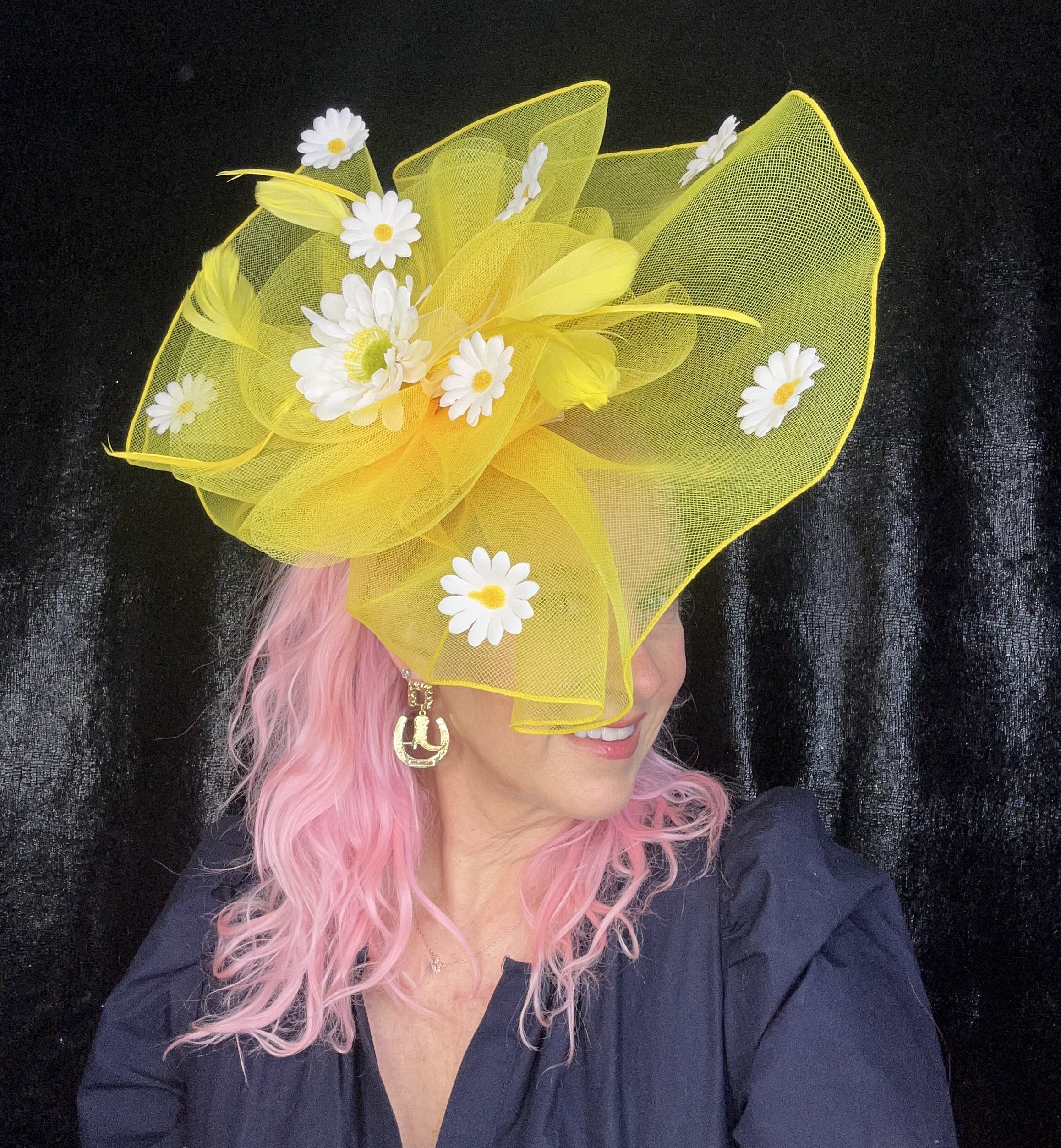 Yellow Daisy Fascinator