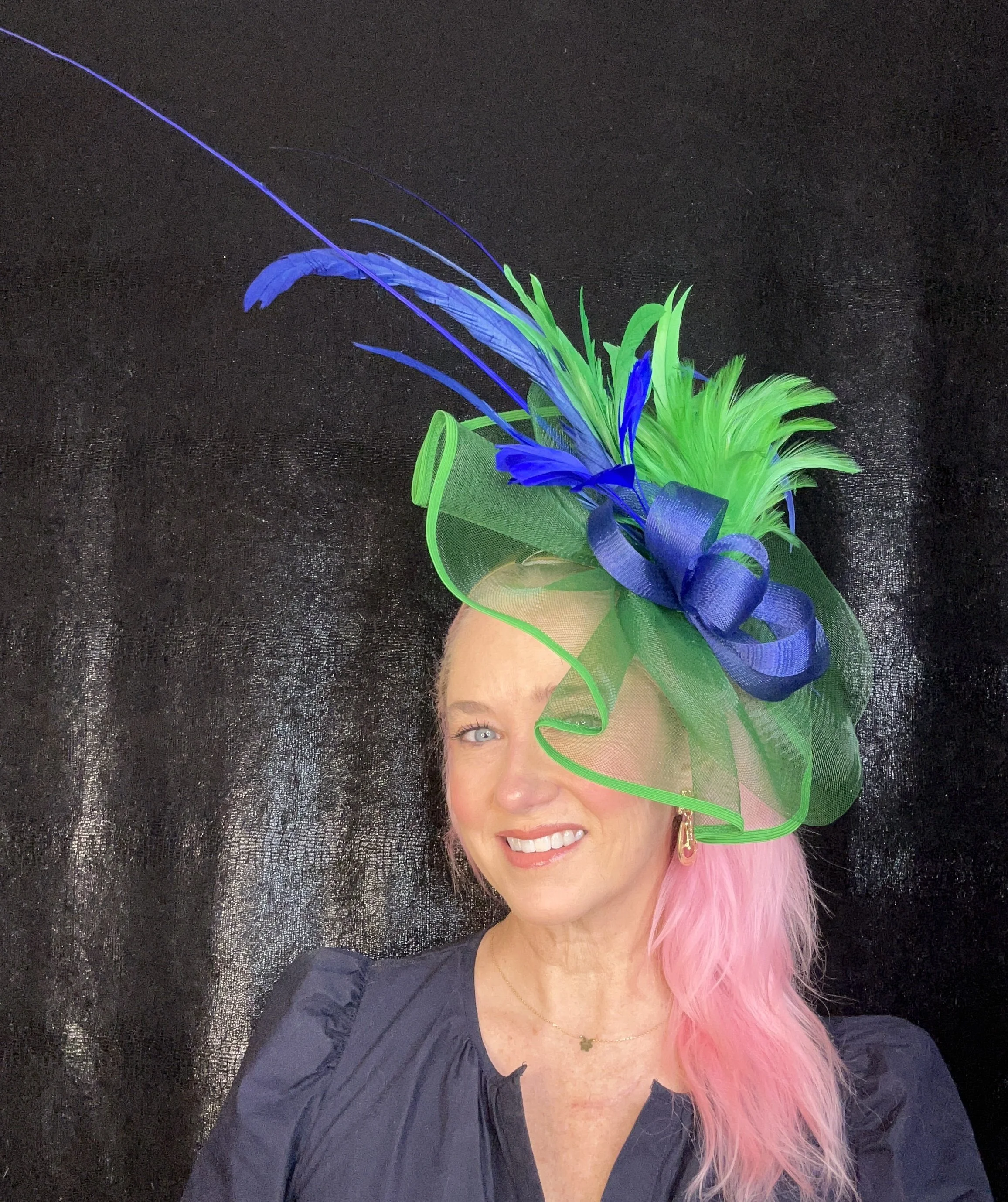 Kelly Green and Royal Blue