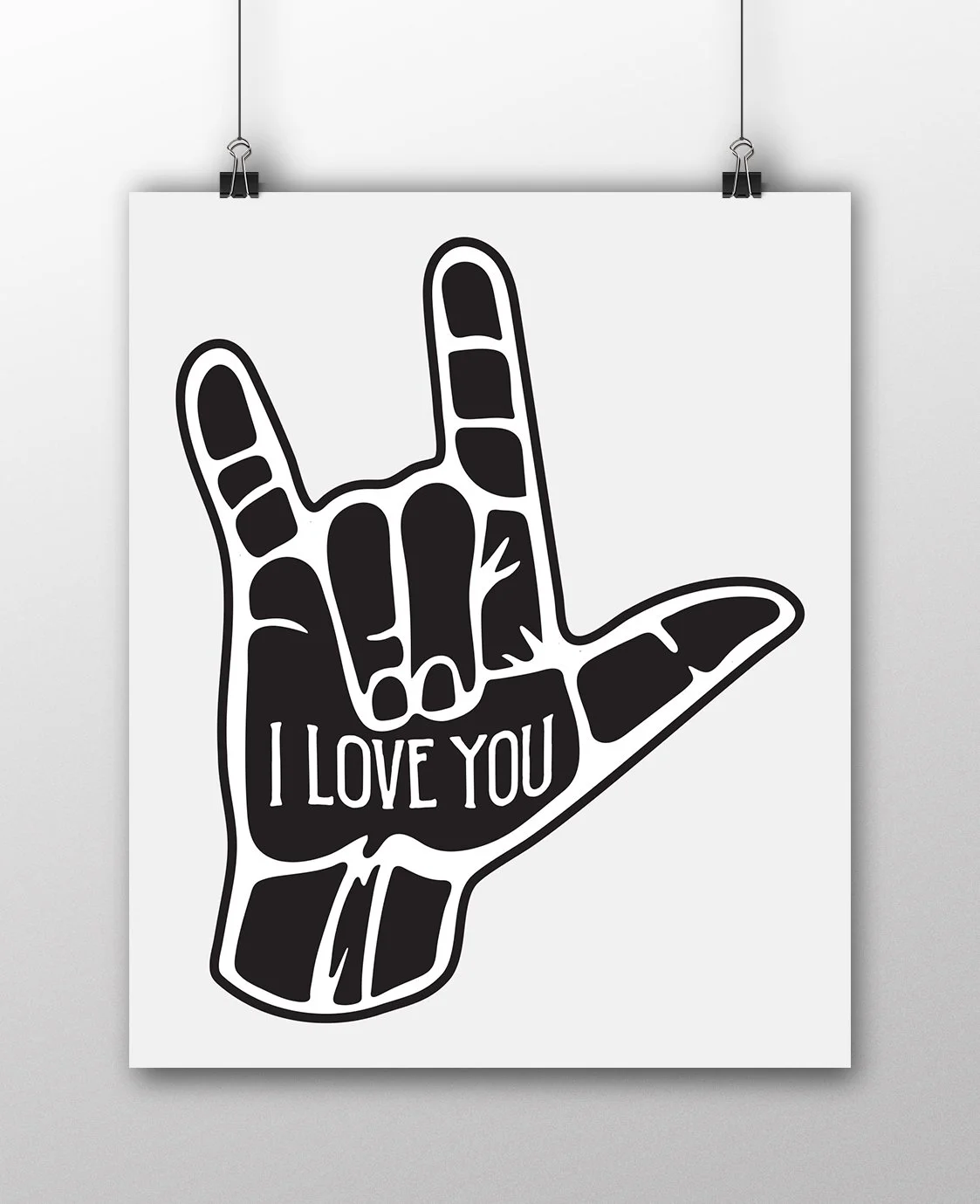 ASL I Love You Hand Art Print.jpg