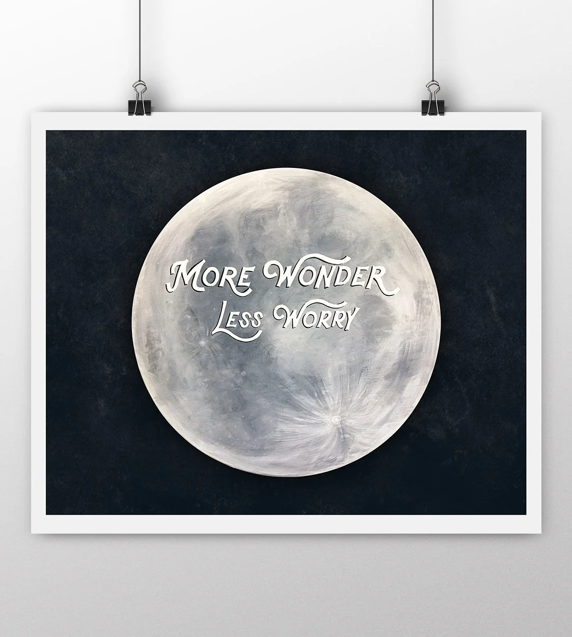 More Wonder Less Worry Art Print.jpg