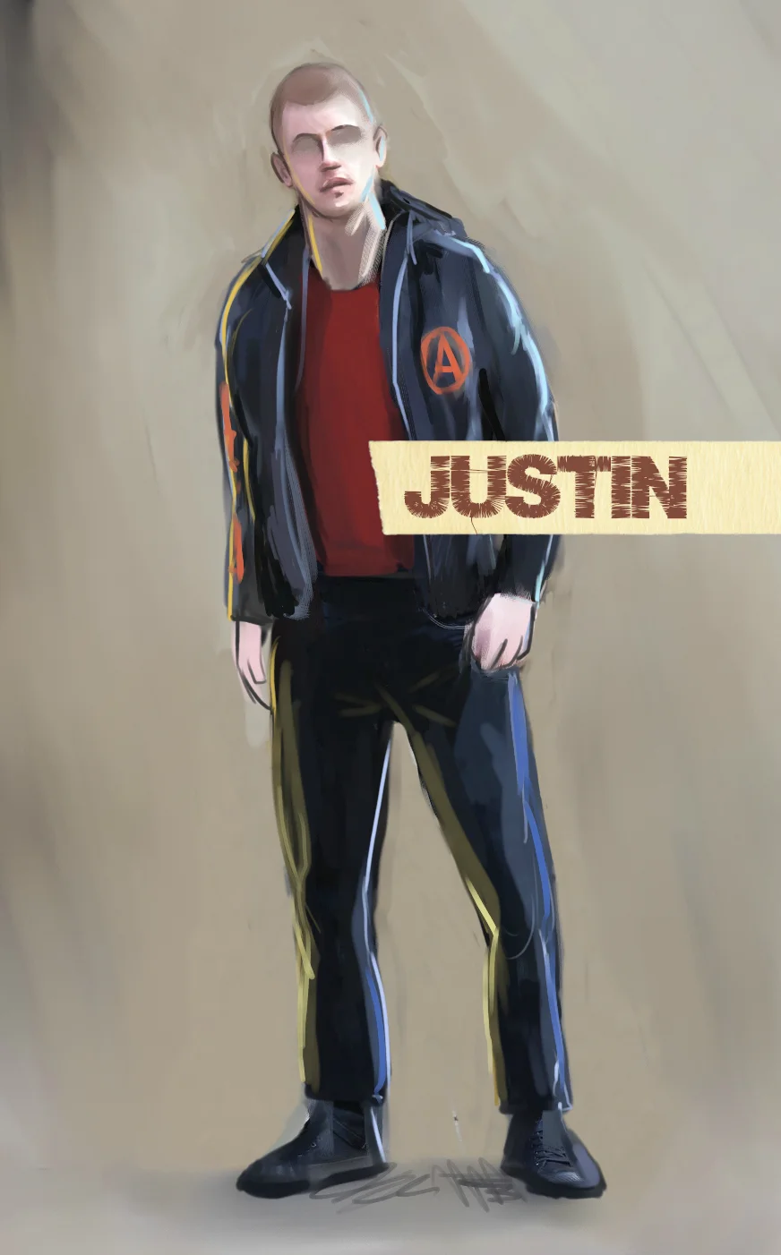 Justin is the leader of the group and the son of Dr. Malory Lyn (the head of The Adonai). He is the most loyal to The Adonai, of all the colonials.