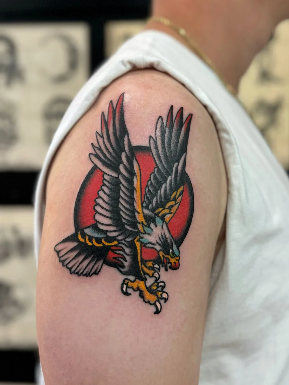 40 Best Eagle Tattoos for Men: Top Ideas and Designs 2026 | FashionBeans, image size:1000x1333