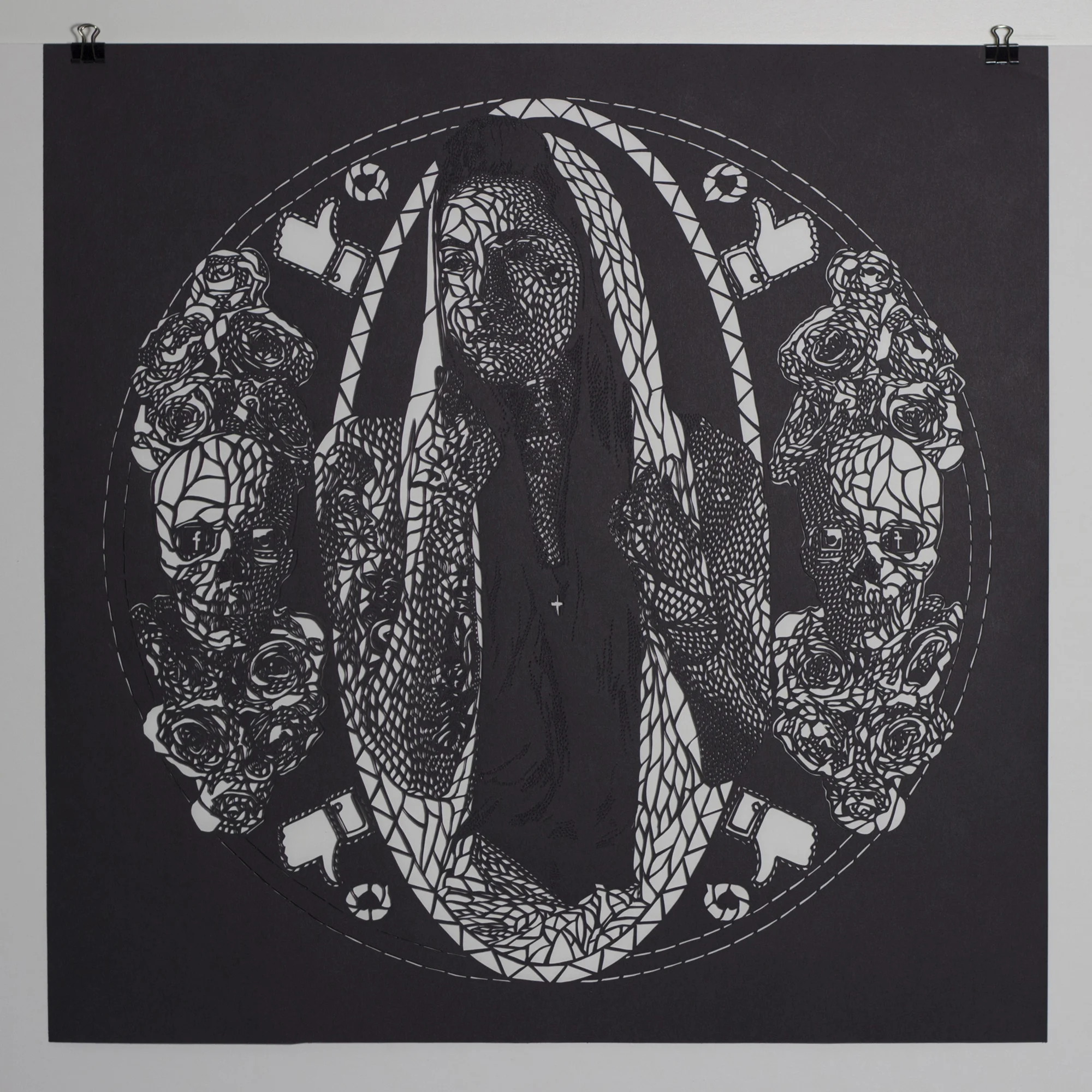 Maria De Las Cholas, 18” x 18”, 2014.jpg