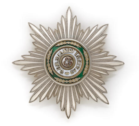 Star of the Order of St. Stanislas, First Class, by Keibel, ca. 1900.