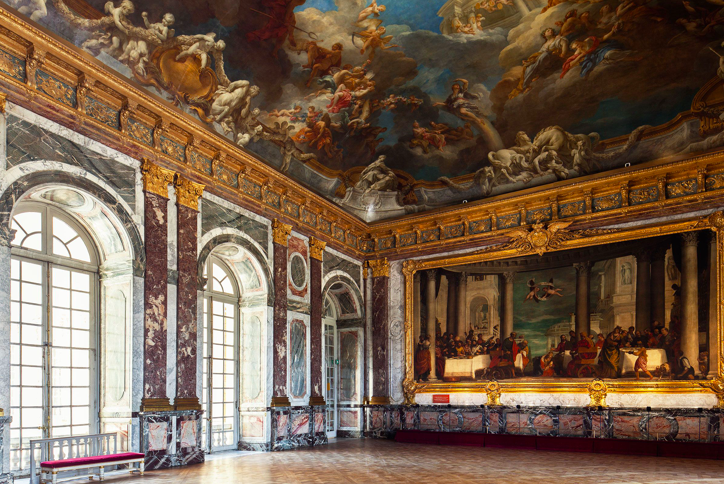 the salon d’hercule at the palace of versailles, the site of the evening’s entertainment, october 1896.