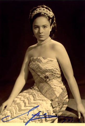 A 16th birthday portrait of Grand Duchess Maria Vladimirovna wearing the order of Saint Catherine, madrid, 1971.