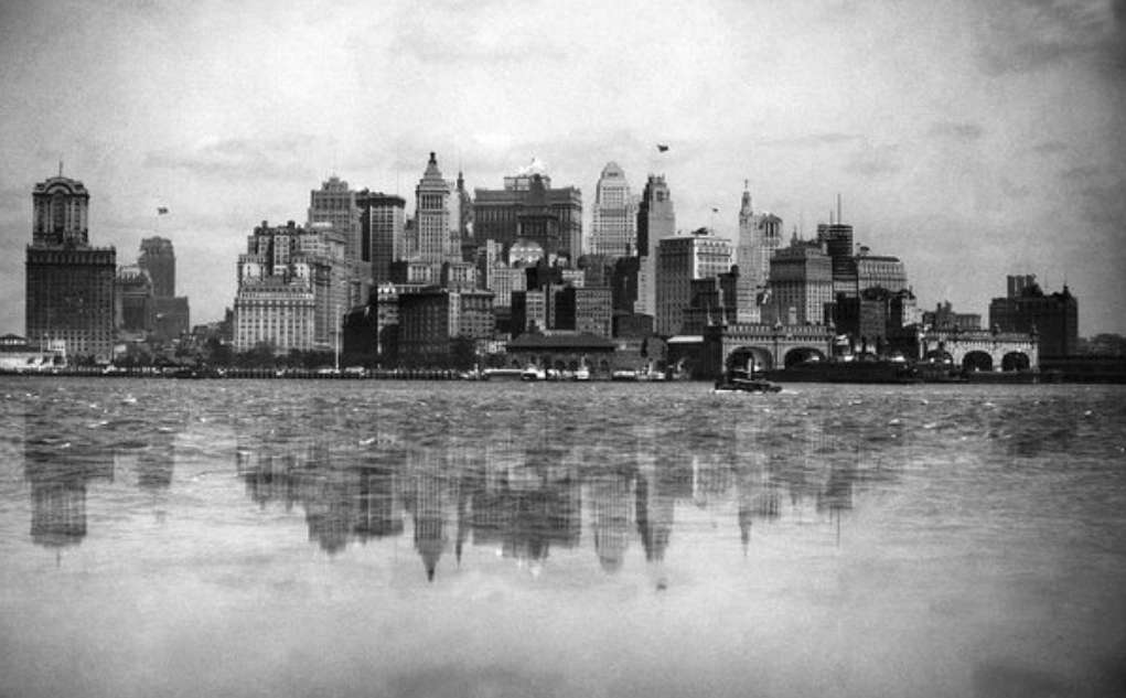 View of New York Harbor, 1920’s, Underwood Archives.