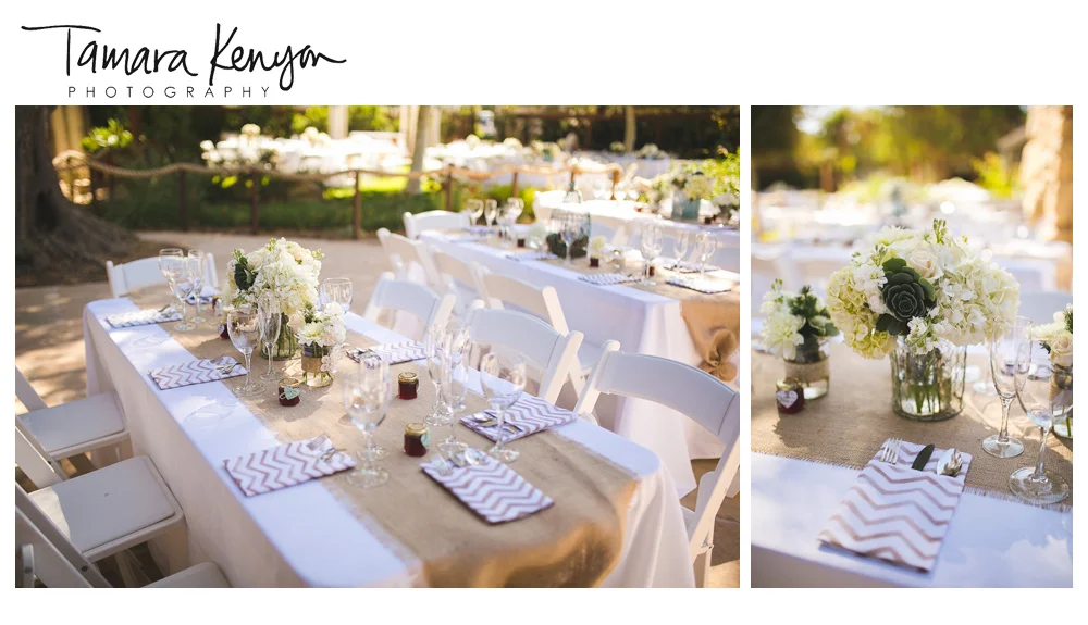 Floral_Centerpiece_Wedding_Chevron_Napkins