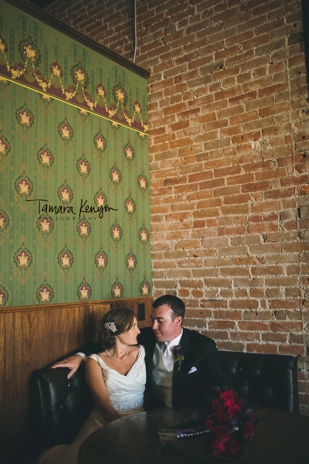 bride and groom pengillys saloon boise