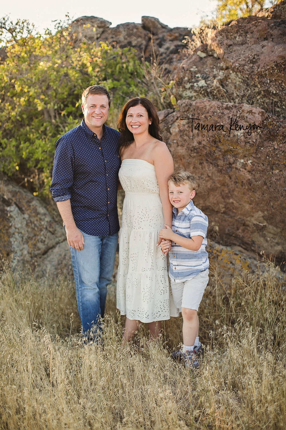 family photos in the boise foothills