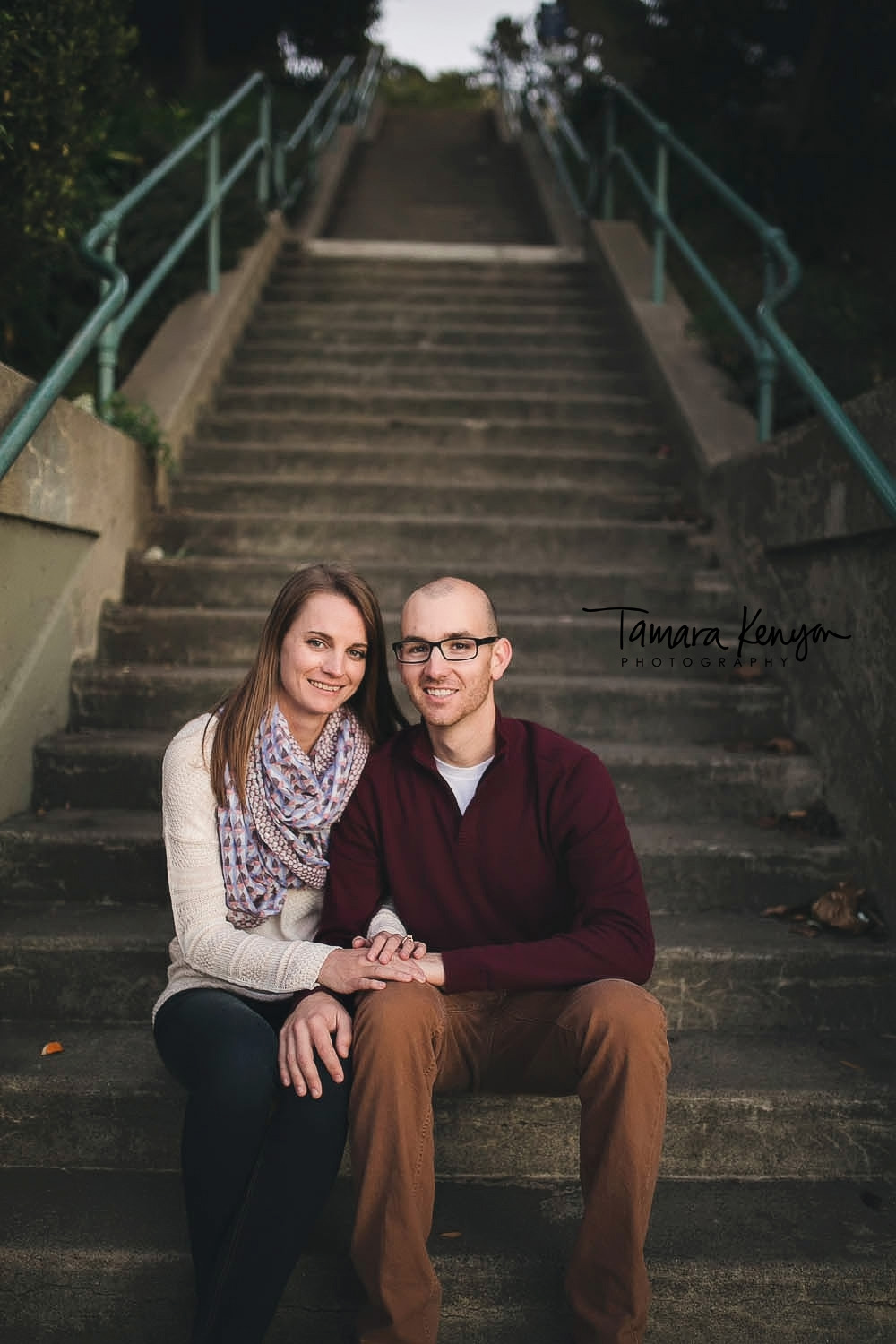 russian hill engagement photos