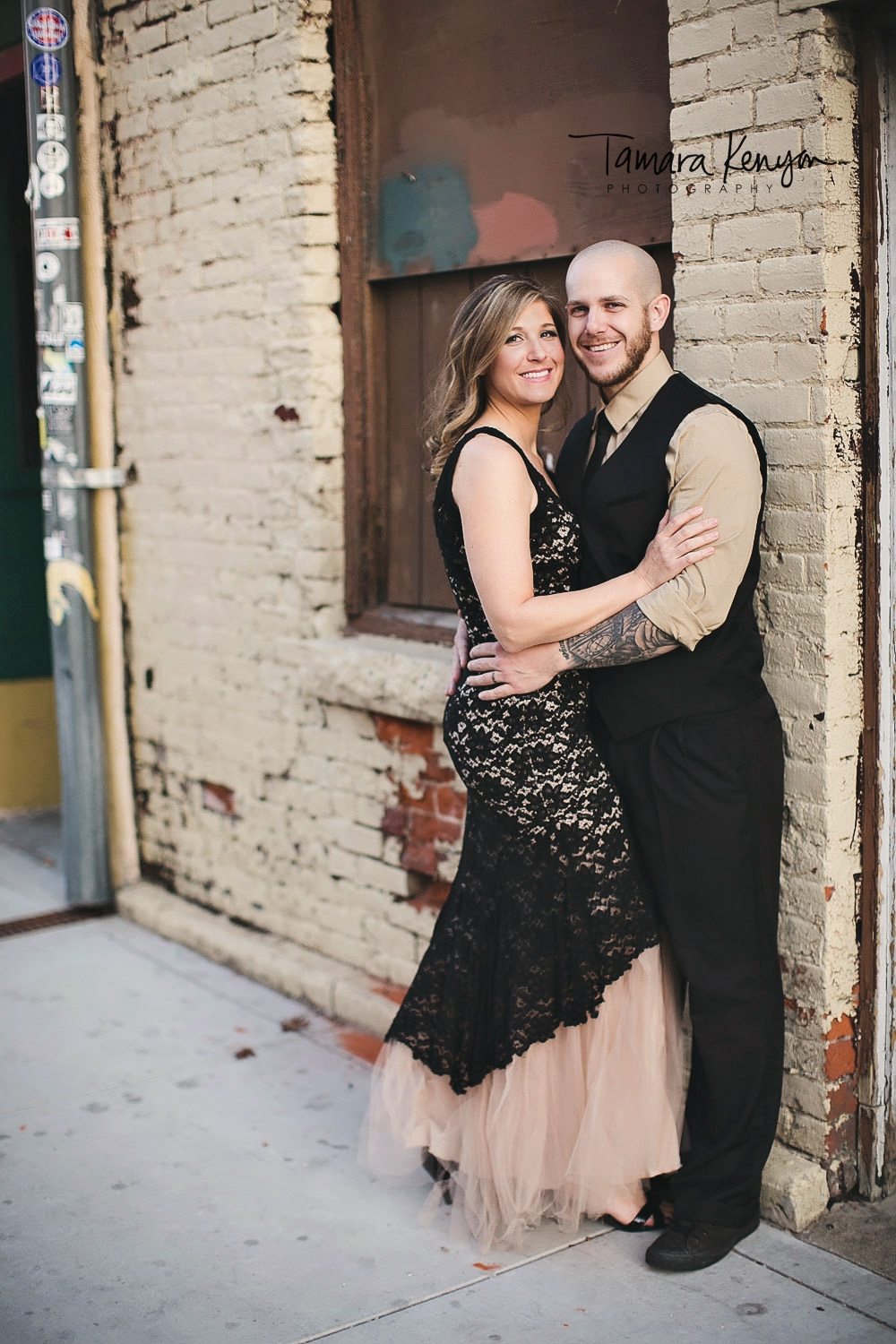 engagement photos in downtown boise