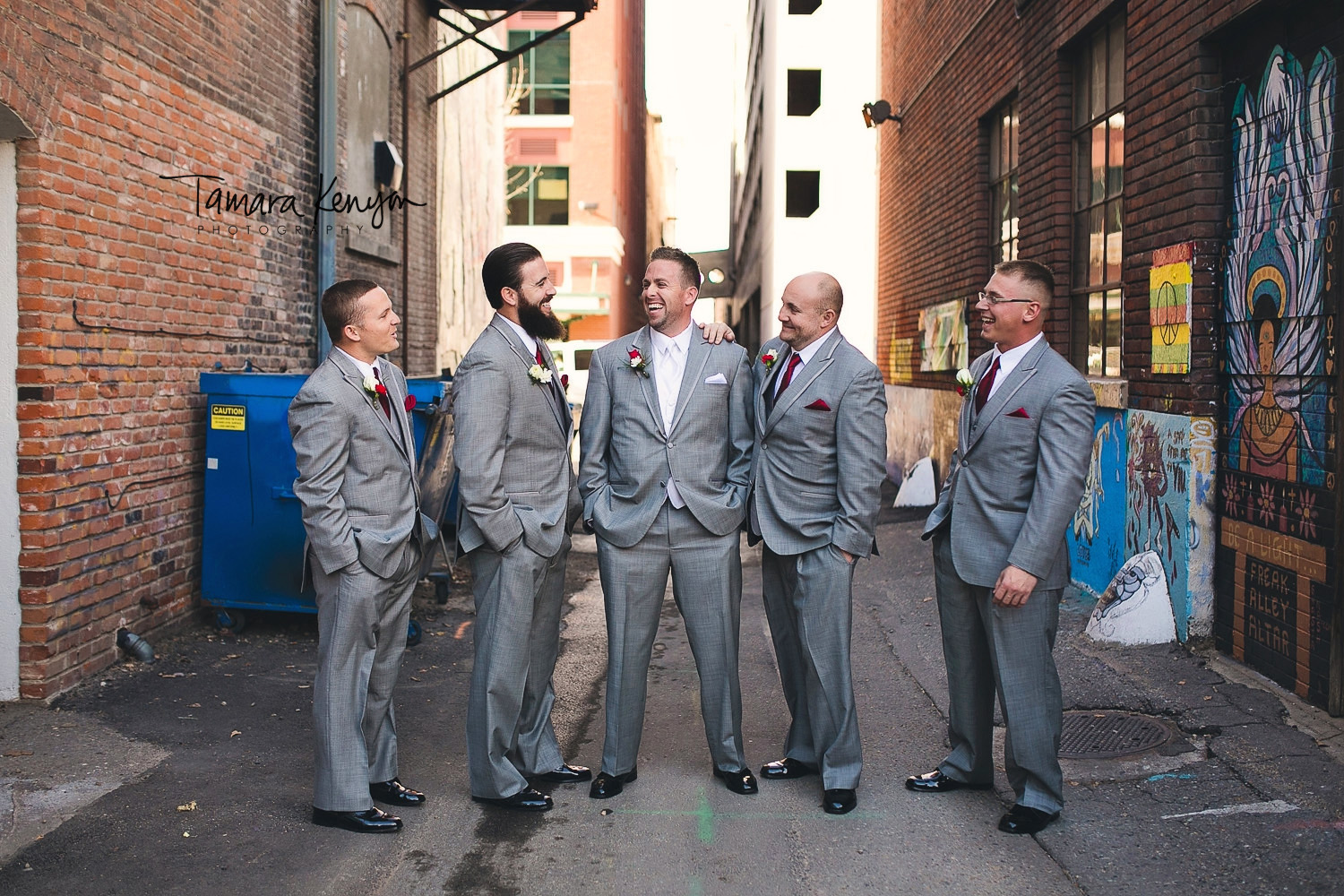 groomsmen freak alley boise wedding