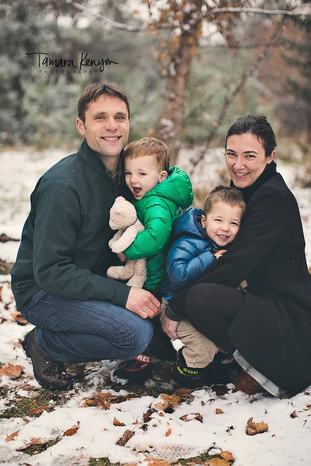 family photos boise winter