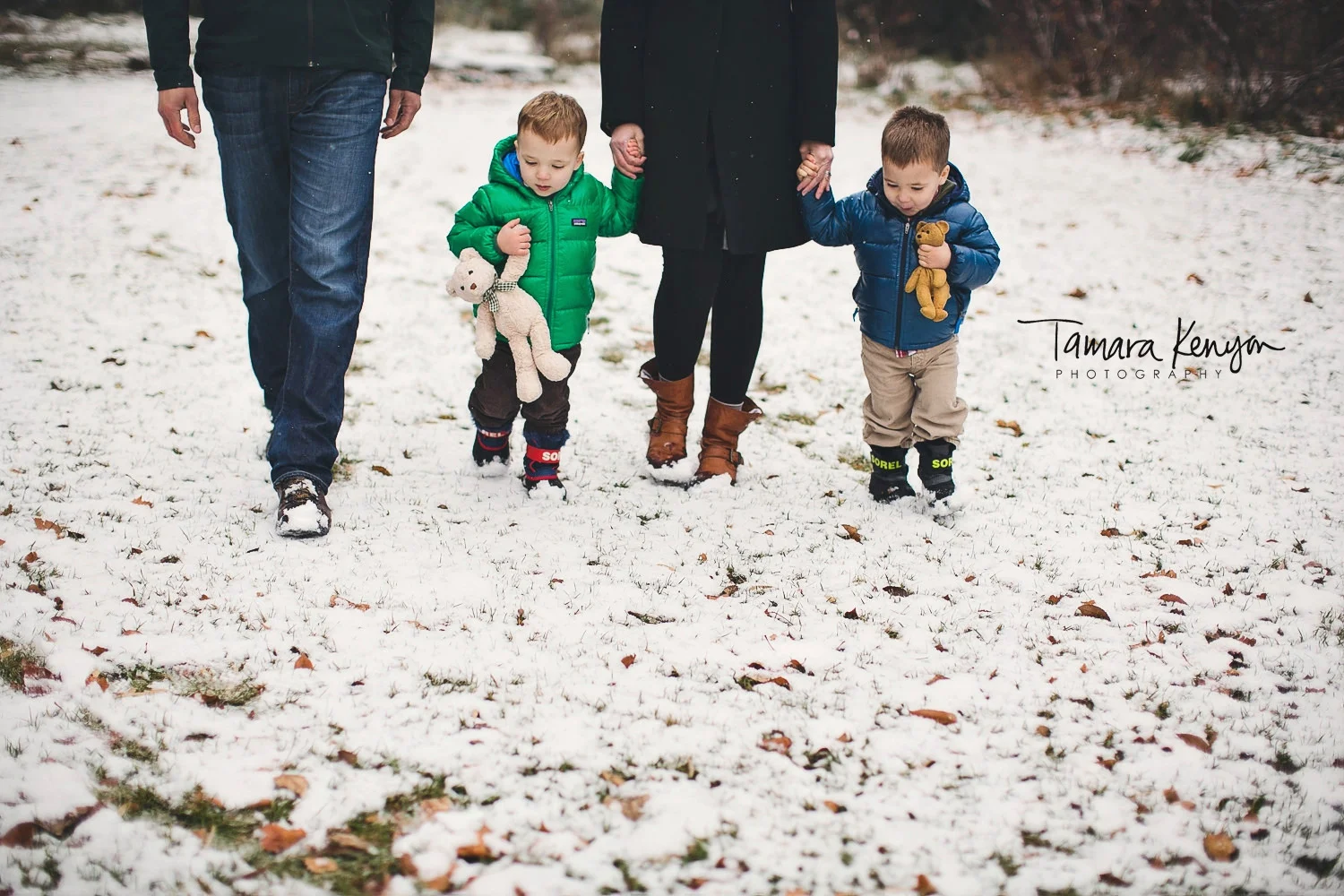 walking in the snow boise idaho