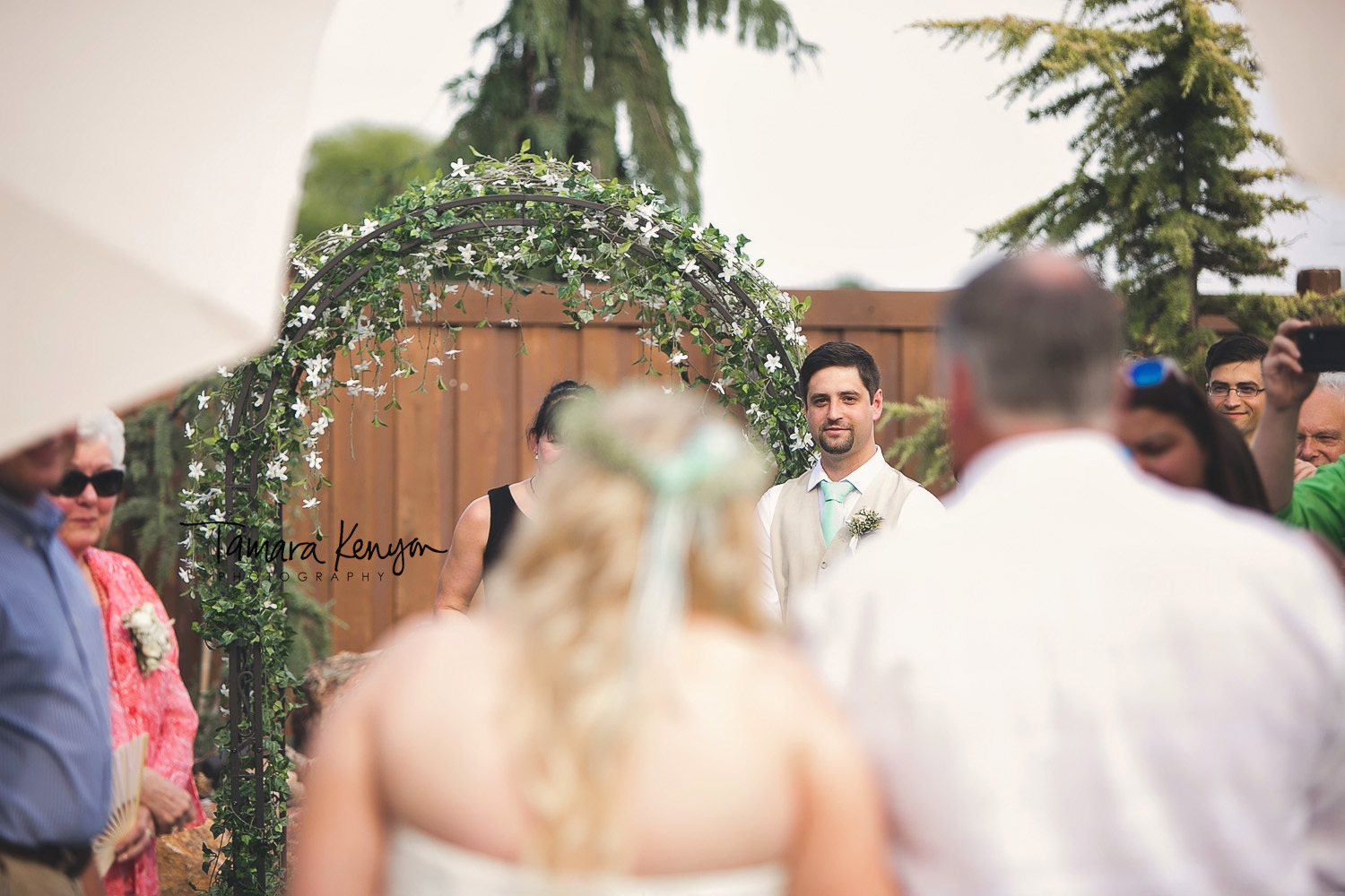 small garden wedding boise photographer