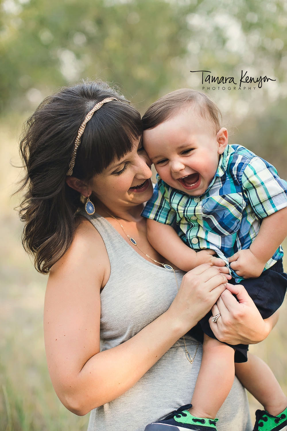 mother and son family photos