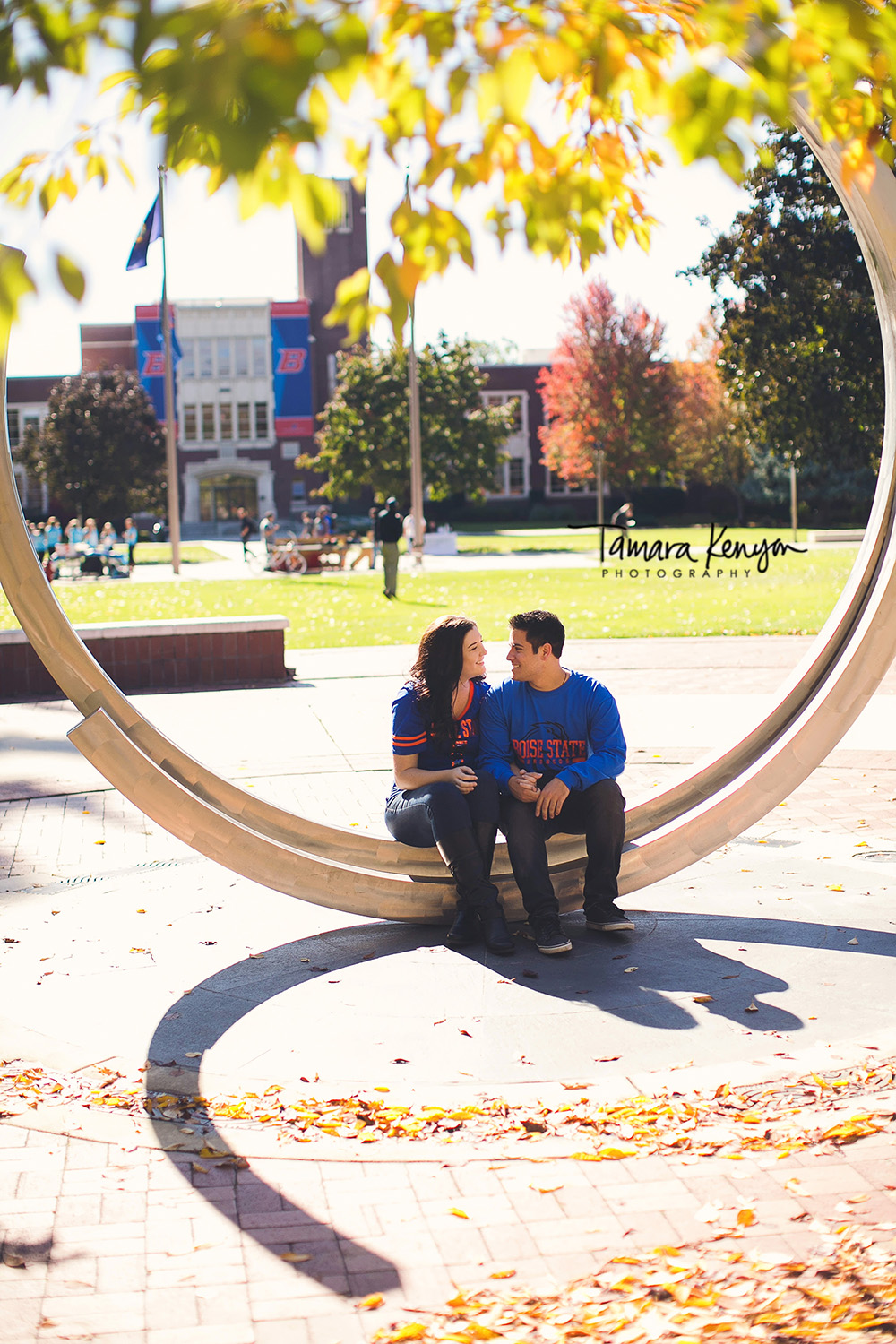 boise state engagement photos