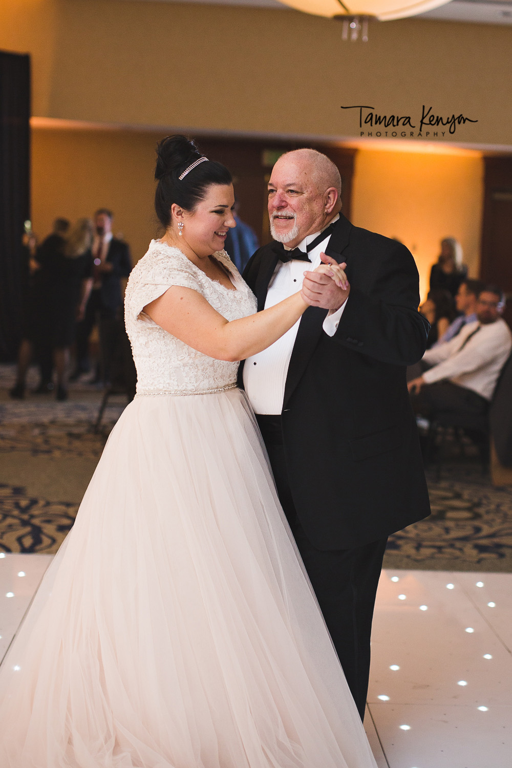 father daughter dance grove hotel boise wedding