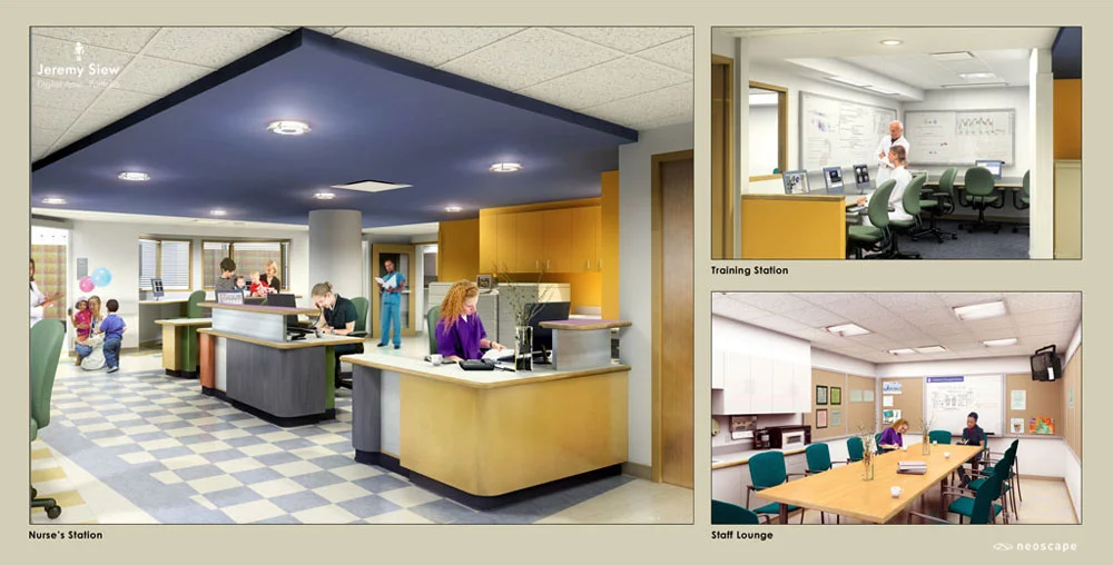 Children's Hospital Staff Rooms