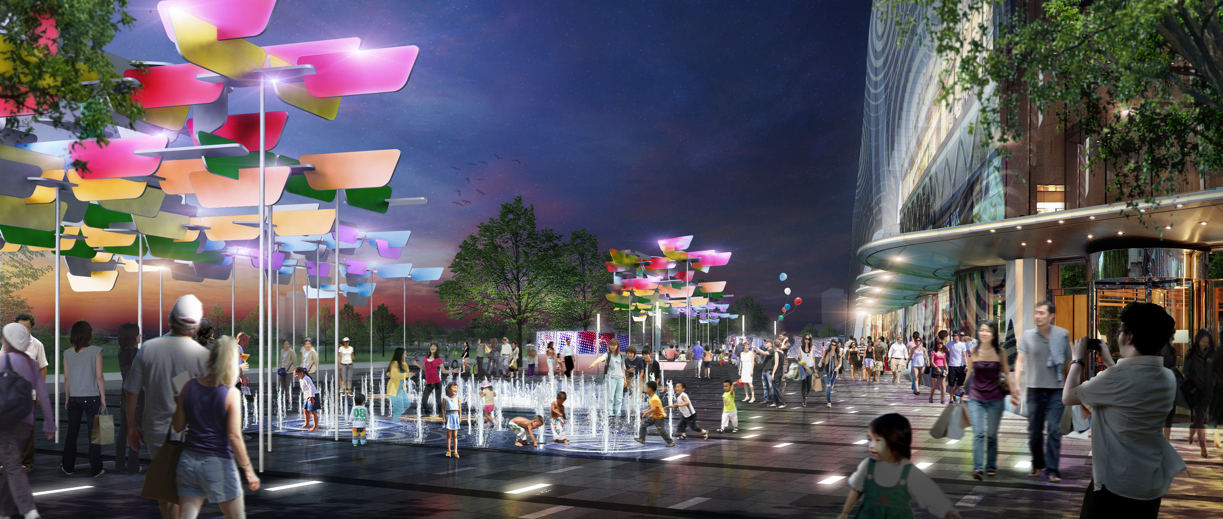 Shimao South Plaza - Sculpture Mode