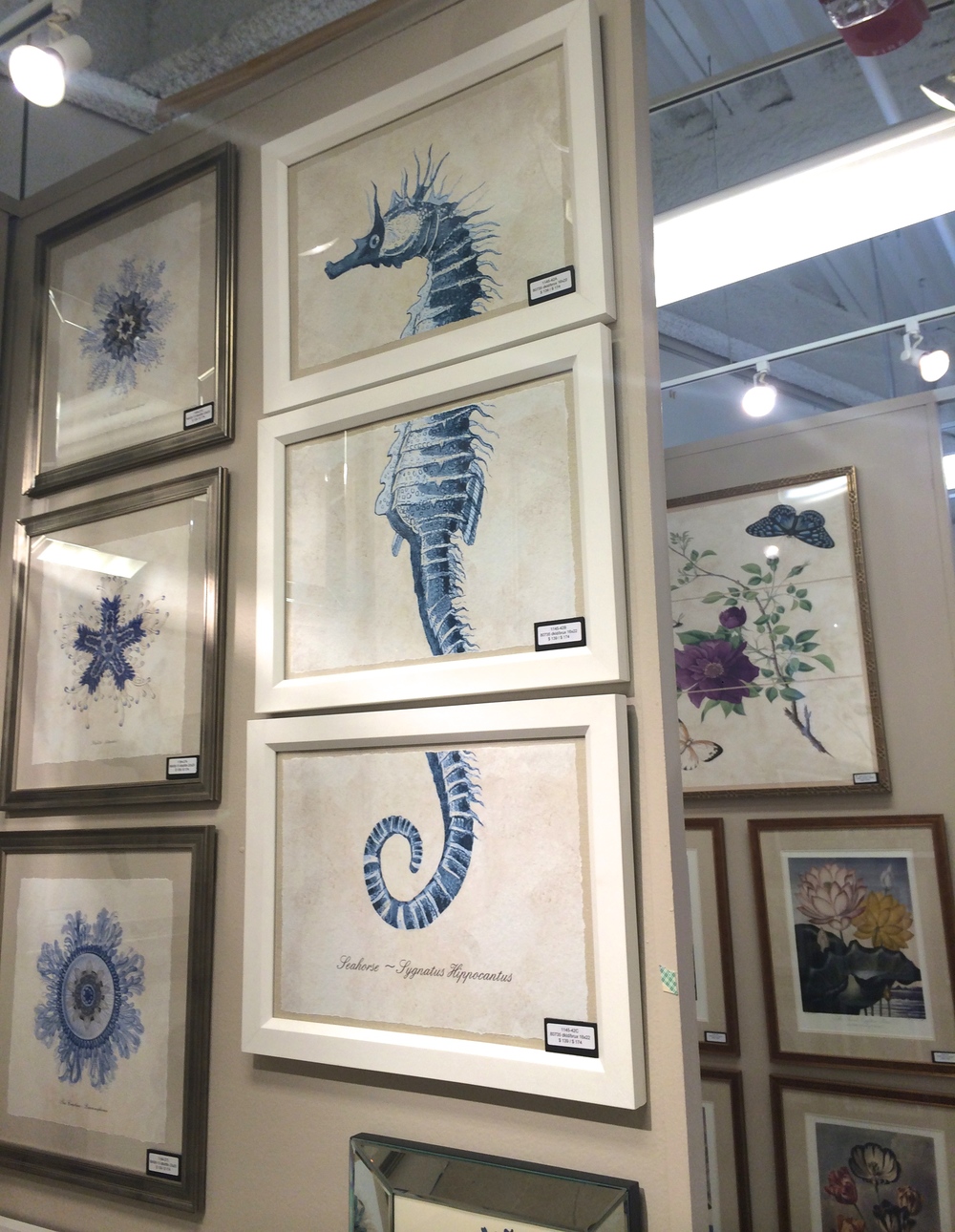  Love the seahorse - lots of other fun sea creature prints available here, too! 