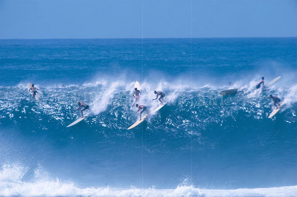 #26 Greg Noll, Buzzy Trent, Ricky Grigg - Waimea Bay, Hi 1962 color002