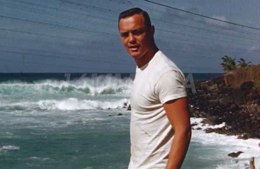 Beach #4 Greg Noll Waimea Bay, Hi 1961