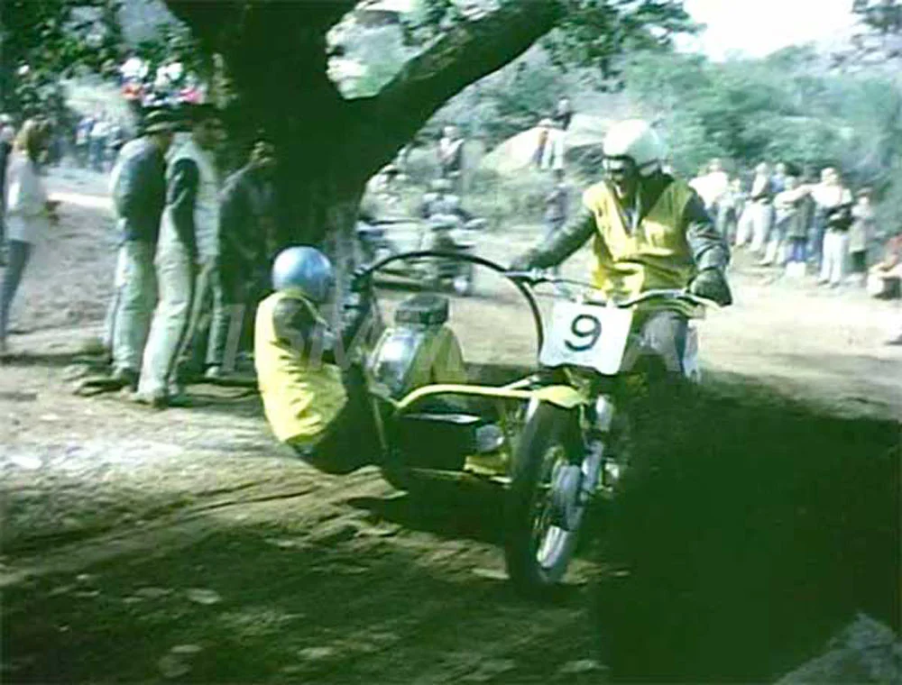 Motorcycle #13 Sidehack Racing, Ca 1967