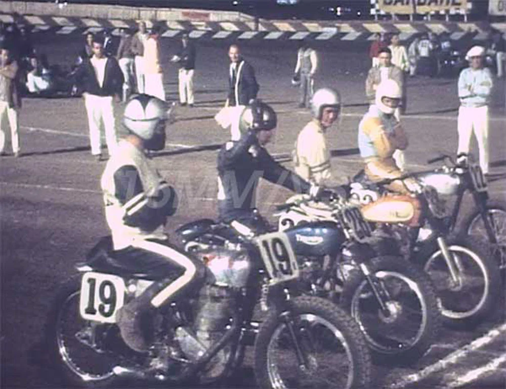 Motorcycle #14 Ascot Speedway, Ca 1967