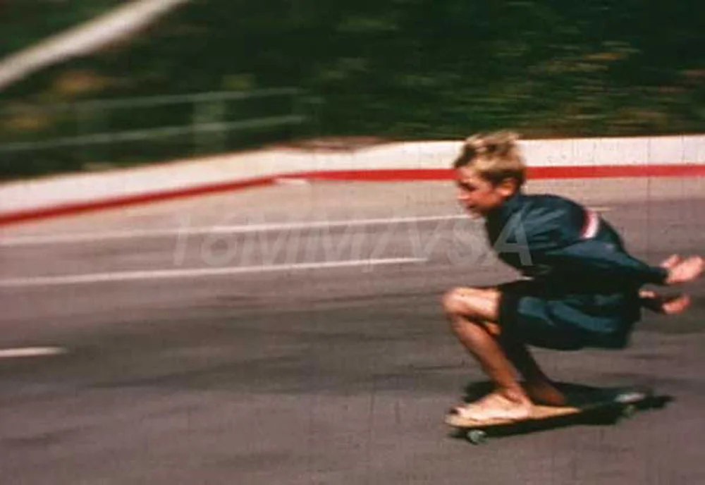Skateboarding #16 Pali High, Palisades Ca 1965