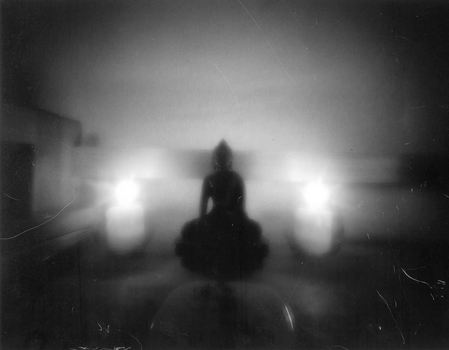 Zone plate with one extension frame (50mm). 4 minute exposure.