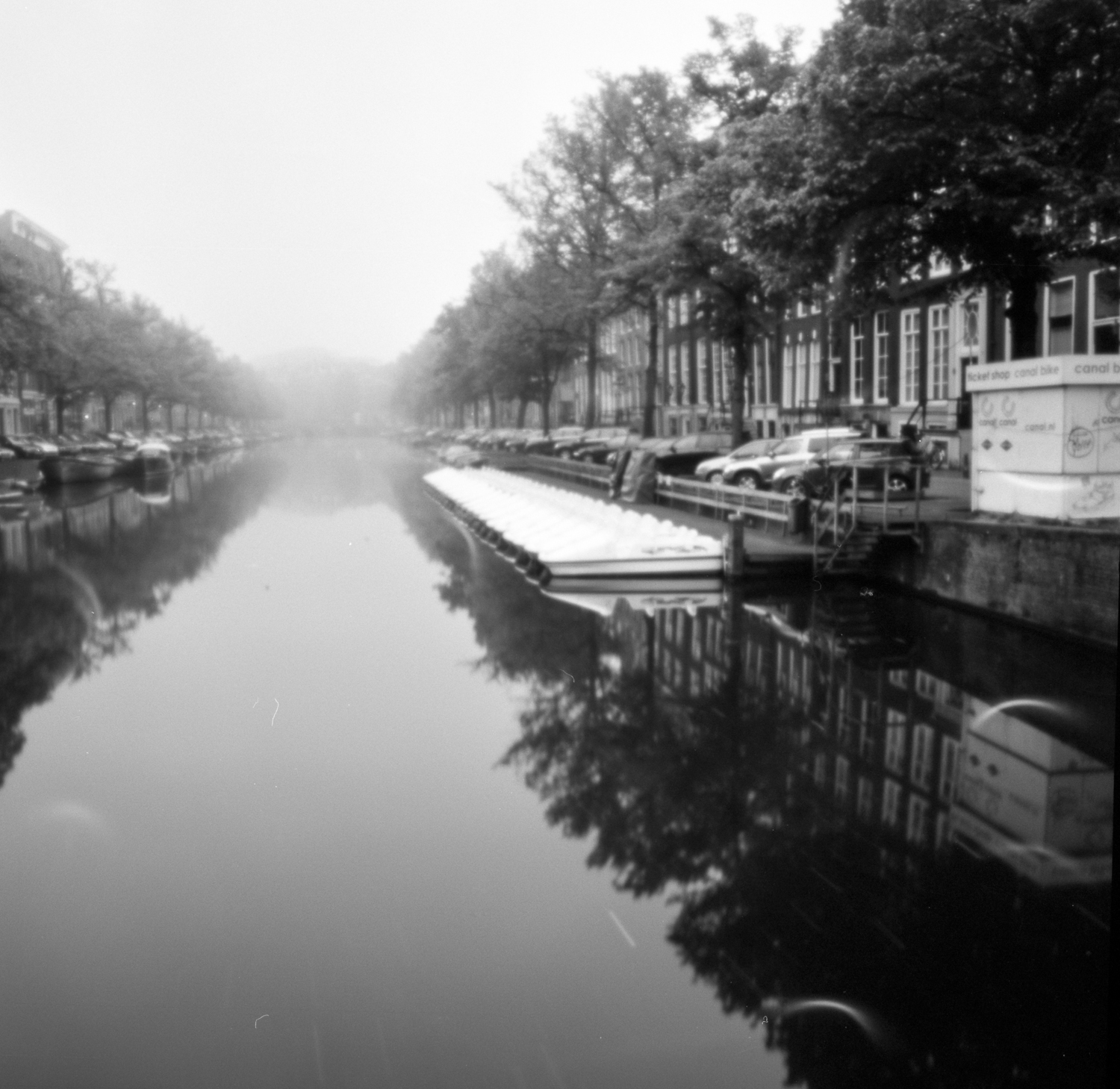 Fog on the canal