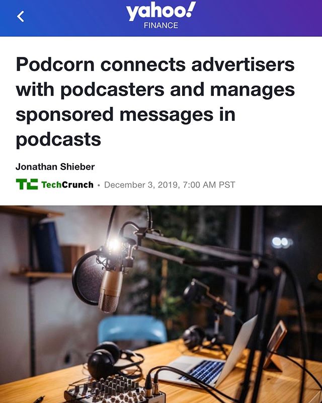 Congratulations to the team over at Podcorn, the company has officially launched today 🚀 Podcorn is a self-service marketplace for brands to easily find and collaborate with the right podcasters to create more authentic ads through native branded co