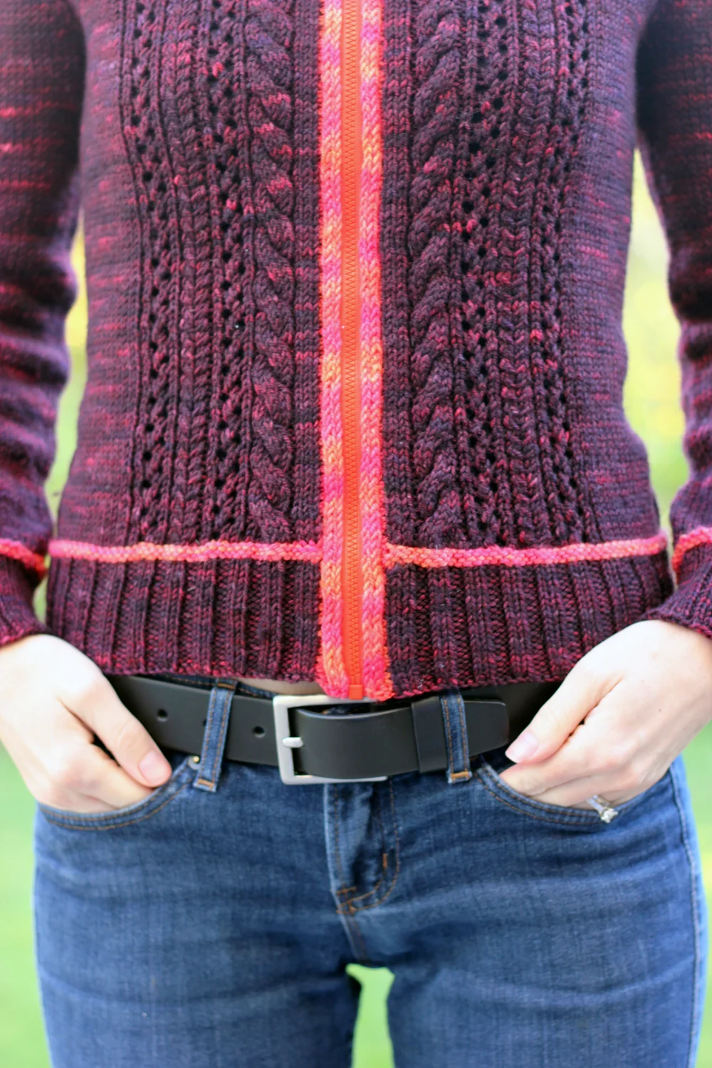 cardigan rosa
