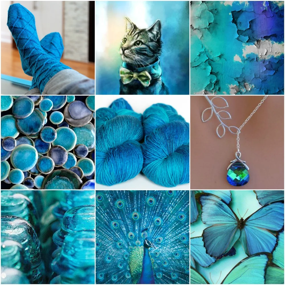 Source: Mom's Business Casual socks , Handsome Cat Art Print , chipped paint , beads , TFA Red Label in Peacock , Necklace , bottles , Peacock , Butterflies . 