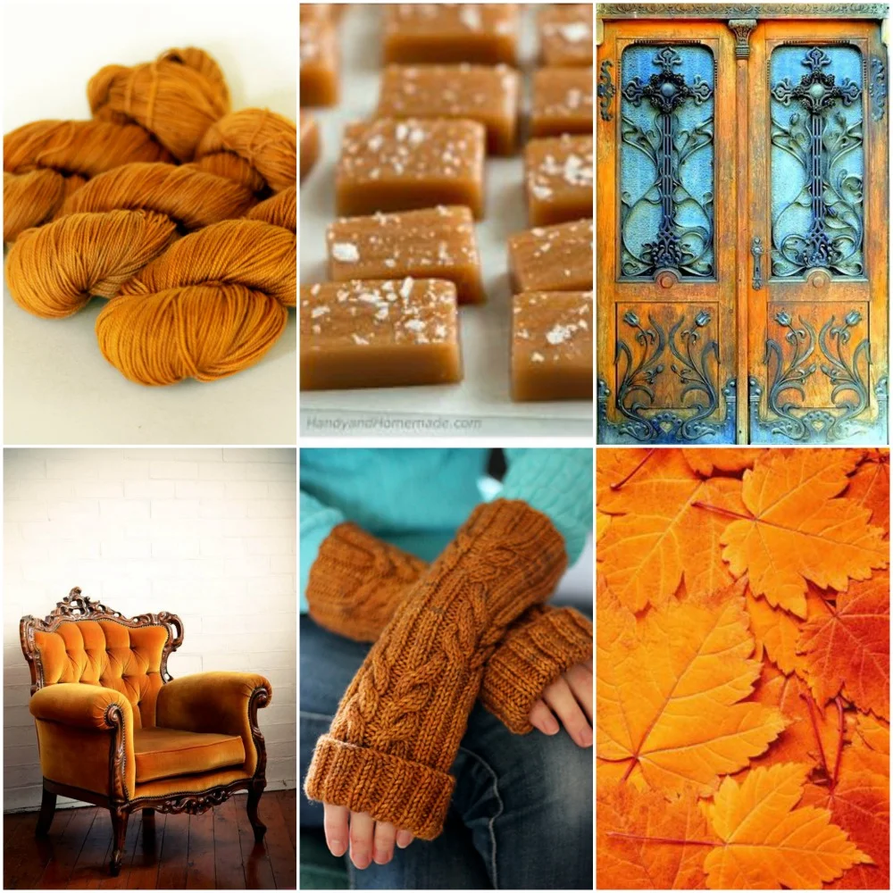 TFA Yellow Label in Caramel , salted caramels , doors , chair , Ah Caramel Mitts , leaves .