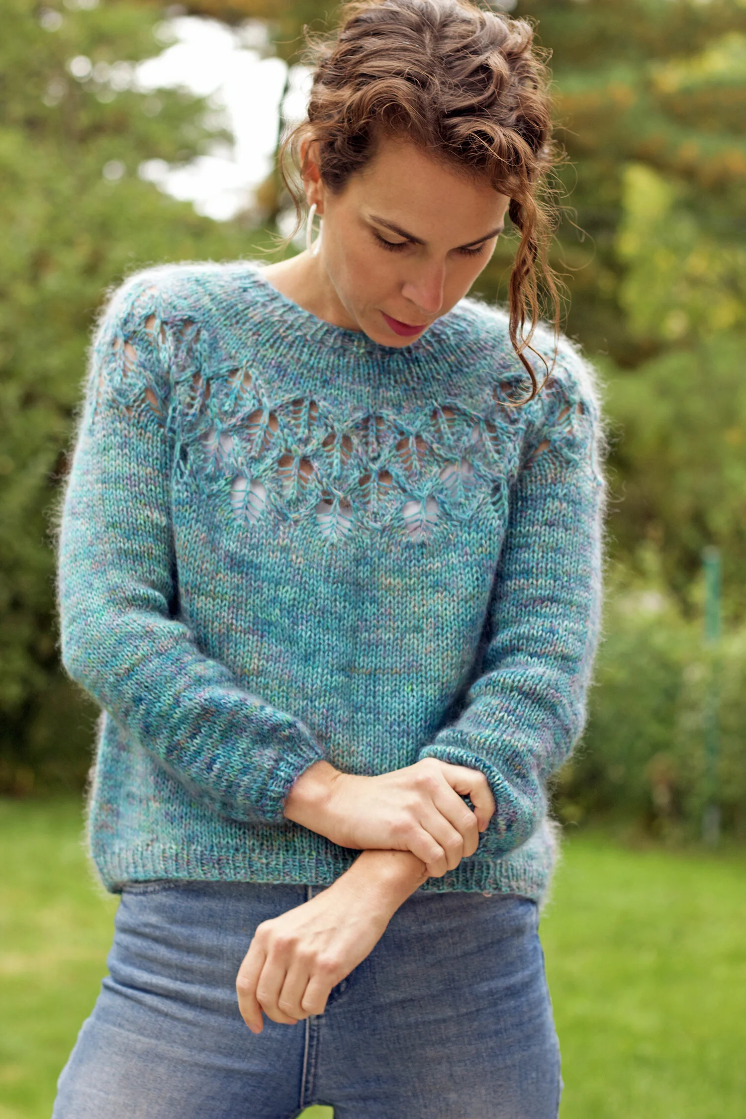 Aqua Love Note — Tanis Fiber Arts