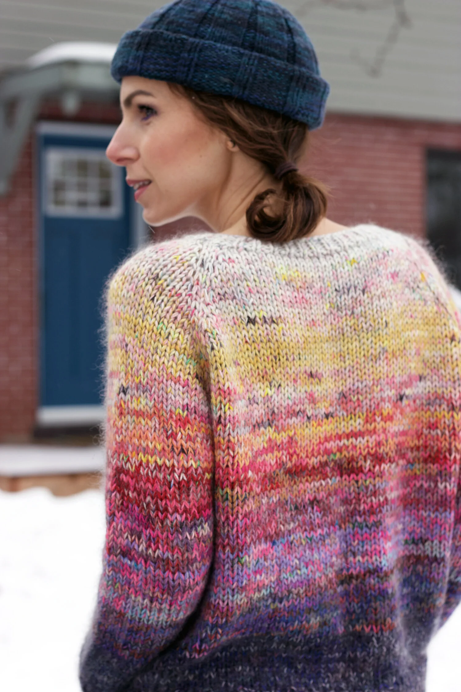 marled sweater