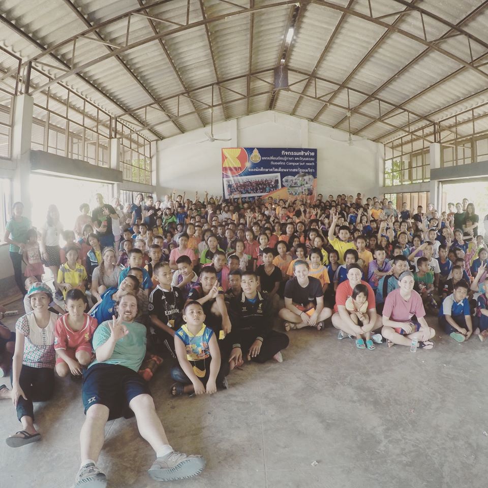  Our vision trip to Kalasin to share the Gospel with children 