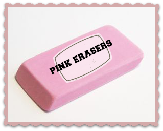 Pink Erasers