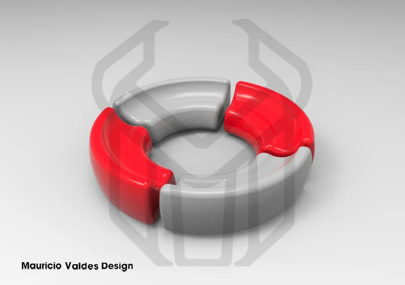 Diseño de Bancas urbanas Modulares / urban design ®©™