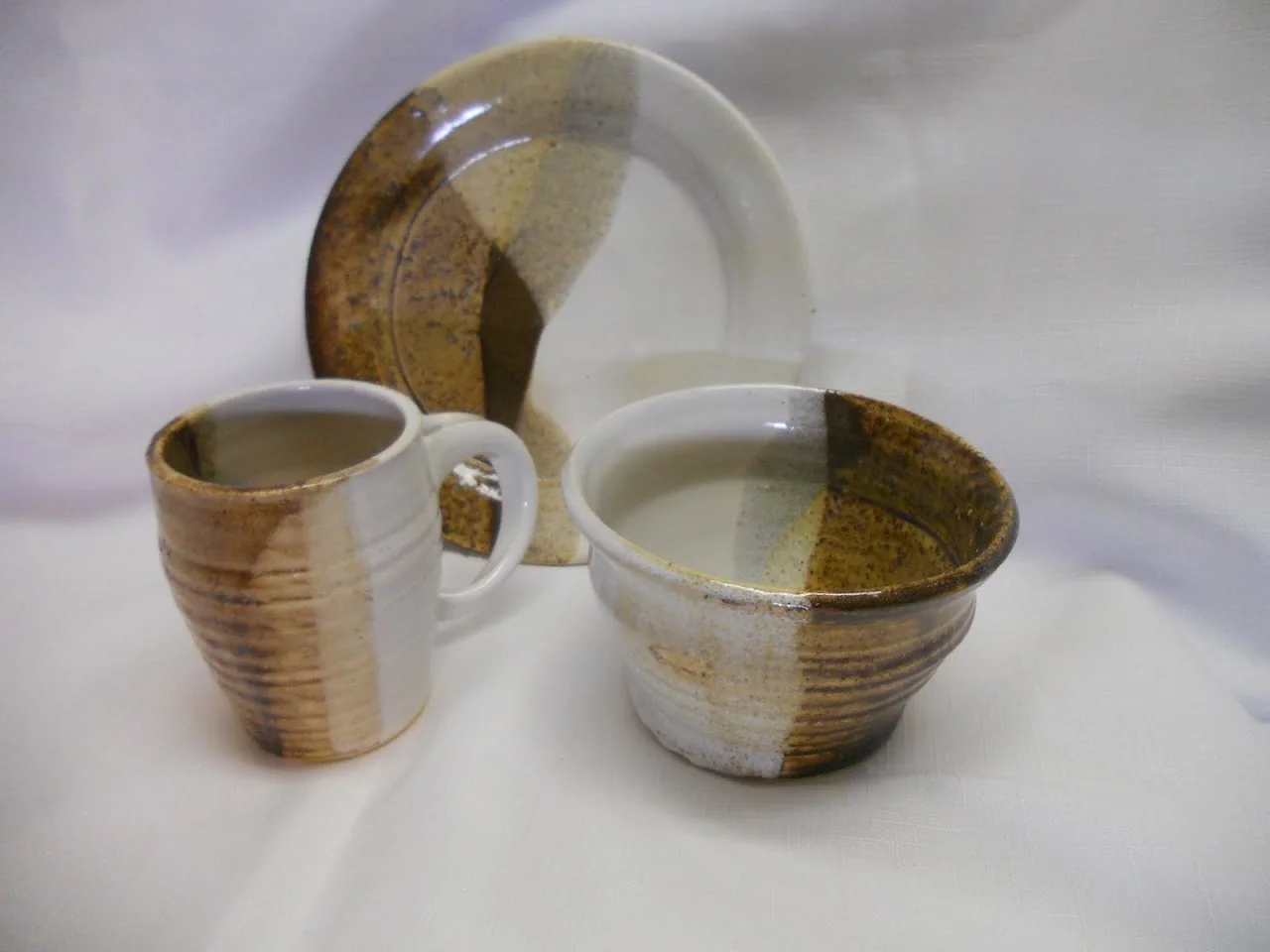 Ivory, White and Brown Set
