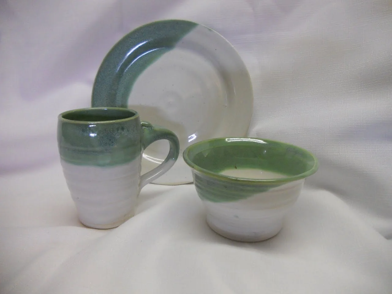 White and Green Set